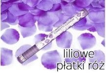 Tuba strzelająca - fioletowe płatki róż 80cm #2