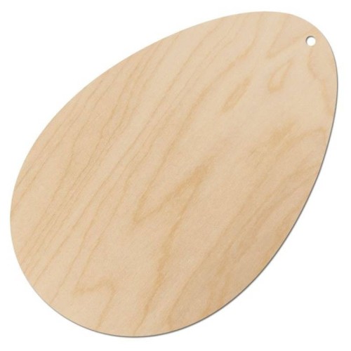 Drewniana zawieszka jajko 7cm Decor #1