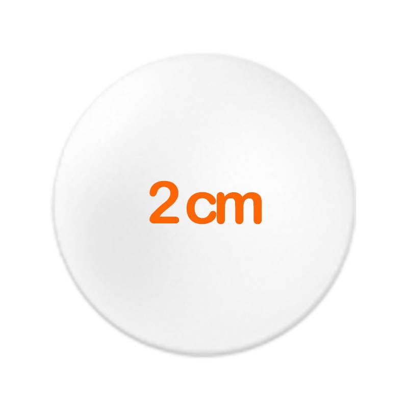 Kule styropianowe - bombki, 2cm - 30 sztuk #2