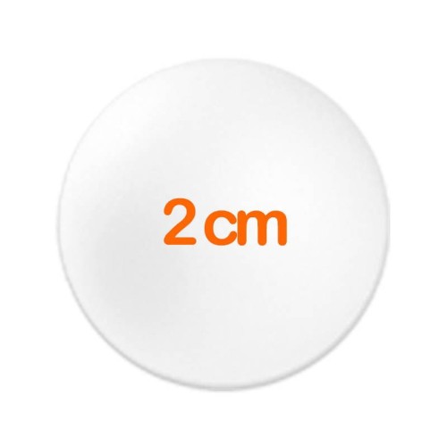 Kule styropianowe - bombki, 2cm - 30 sztuk #2