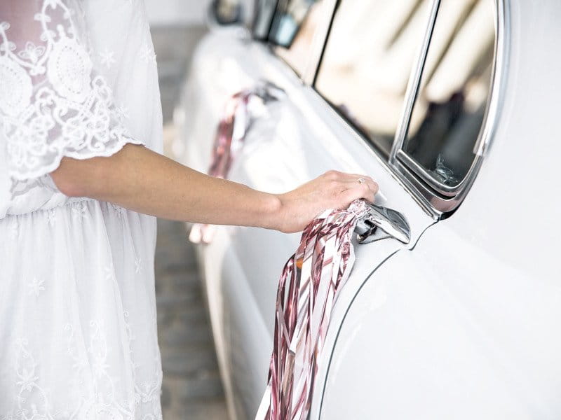 Zestaw dekoracji samochodowych - Just married #5
