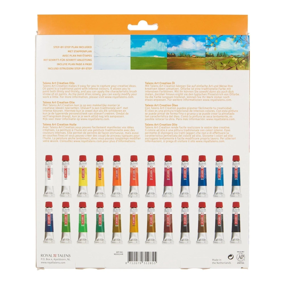 Farby olejne Talens 24x12 ml  #2