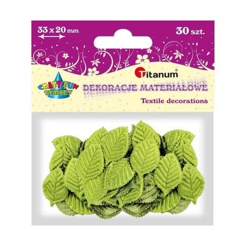 Liście materiałowe 33x20 mm #1