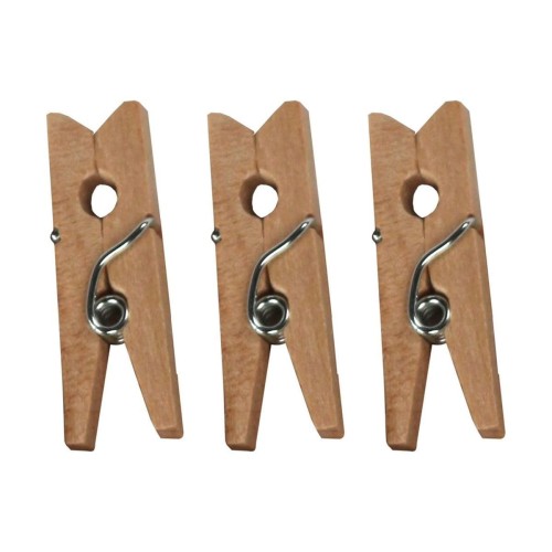 Spinacze, klamerki  drewniane dekoracyjne 30 mm - 25 szt. #2