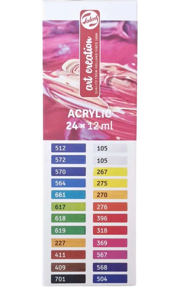 Zestaw farb akrylowych Talens ArtCreation 24x12ml #3