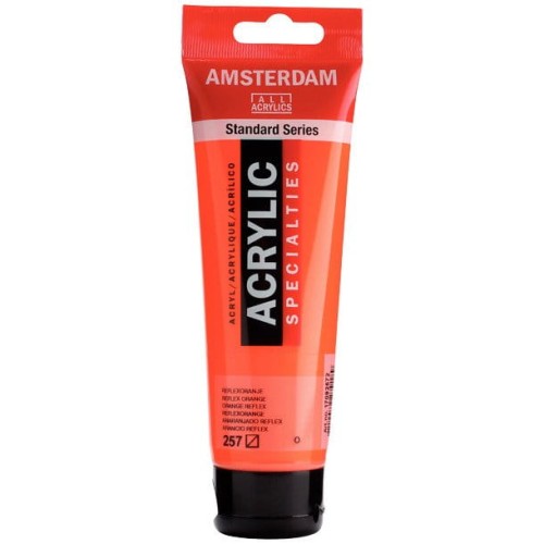 Farba akrylowa Talens Amsterdam 120ml - 257 Reflex orange #1