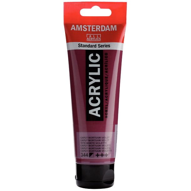 Farba akrylowa Talens Amsterdam 120ml - 344 Caput mortuum violet #1