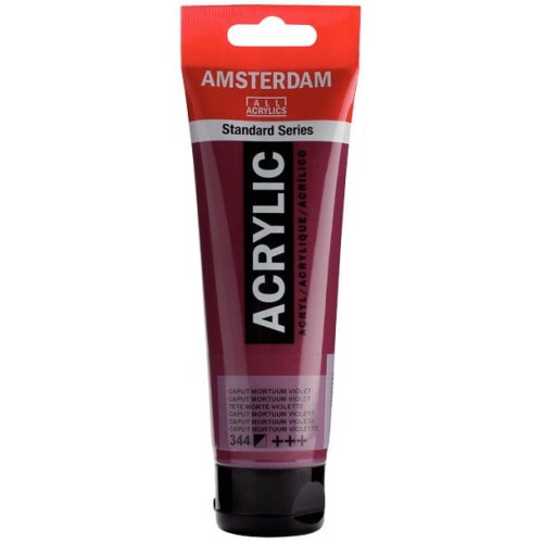 Farba akrylowa Talens Amsterdam 120ml - 344 Caput mortuum violet #1