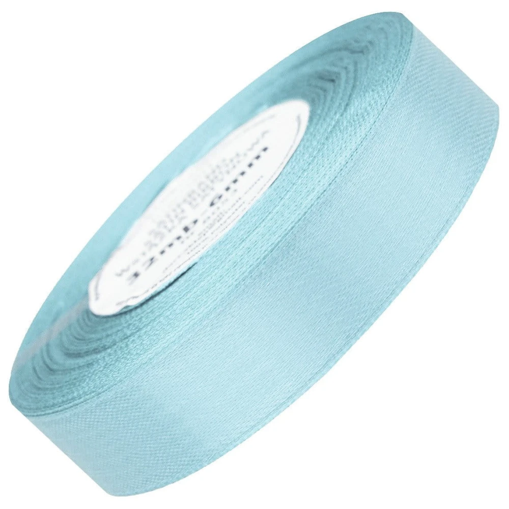 Wstążka satynowa błękit perłowy 25mm - 32mb #1