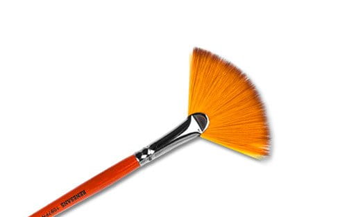 Pędzel nylonowy wachlarz Renesans - nr. 4 #1