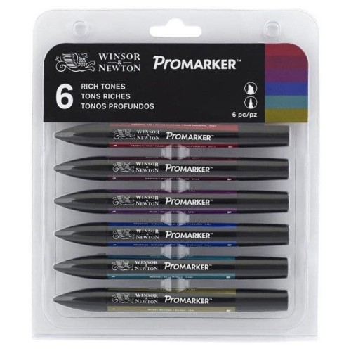 Zestaw promarkerów Winsor&Newton - Rich Tones #1
