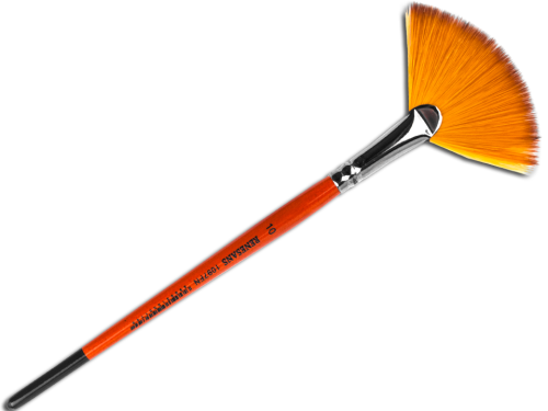 Pędzel nylonowy wachlarz Renesans - nr. 10 #2