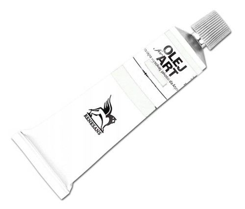 Farba olejna Renesans 60ml Olej For Art  - 1 Biel cynkowa #1
