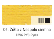 Farba olejna Renesans 60ml Olej For Art - 6 Żółty neapolitański ciemny #2