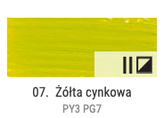 Farba olejna Renesans 60ml Olej For Art - 7 Żółty cynkowy #2