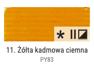 Farba olejna Renesans 60ml Olej For Art - 11 Żółty kadmiowy ciemny #2