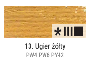 Farba olejna Renesans 60ml Olej For Art  - 13 Ochra żółta #2