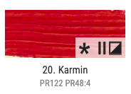 Farba olejna Renesans 60ml Olej For Art  - 20 Karmin #2