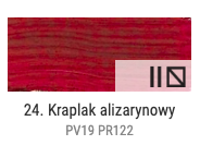 Farba olejna Renesans 60ml Olej For Art  - 24 Kraplak alizarynowy #2