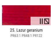 Farba olejna Renesans 60ml Olej For Art - 25 Lak geranium #2