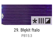 Farba olejna Renesans 60ml Olej For Art  - 29 Błękit cyan #2