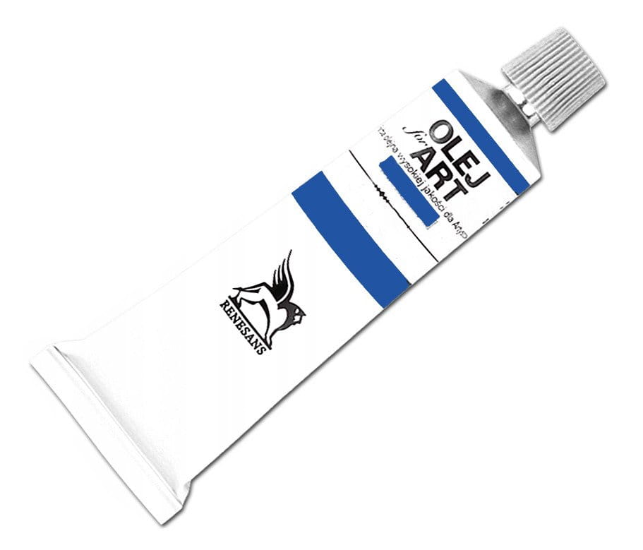 Farba olejna Renesans 60ml Olej For Art  - 32 Błękit kobaltowy jasny #1