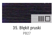 Farba olejna Renesans 60ml Olej For Art  - 35 Błękit pruski #2