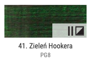 Farba olejna Renesans 60ml Olej For Art  - 41 Zieleń Hooker #2