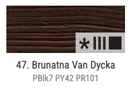 Farba olejna Renesans 60ml Olej For Art  - 47 Brązowy Van Dyck #2