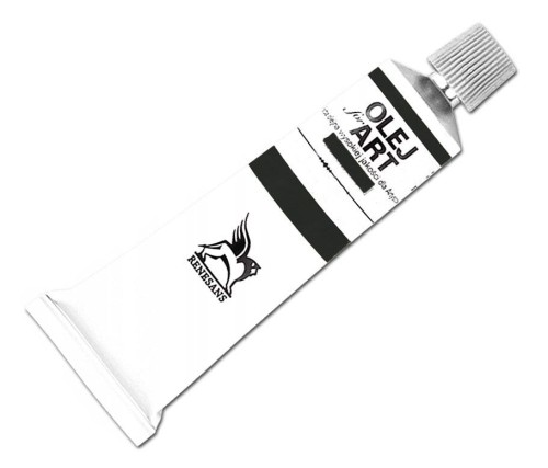 Farba olejna Renesans 60ml Olej For Art  - 49 Czarny Avorio #1