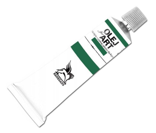 Farba olejna Renesans 60ml Olej For Art - 70 Lak zielony jasny #1