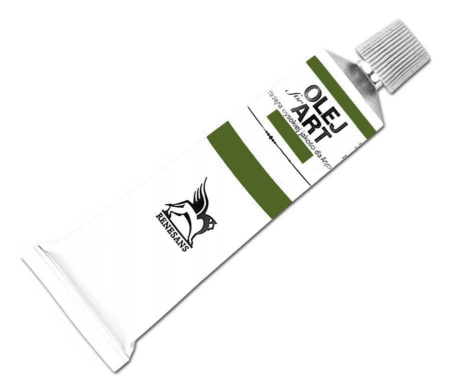 Farba olejna Renesans 60ml Olej For Art - 75 Zieleń chromowa naturalna #1