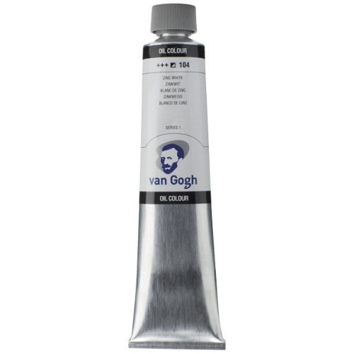 Farba olejna Talens Van Gogh 200 ml - 104 Zinc White - biel cynkowa #1