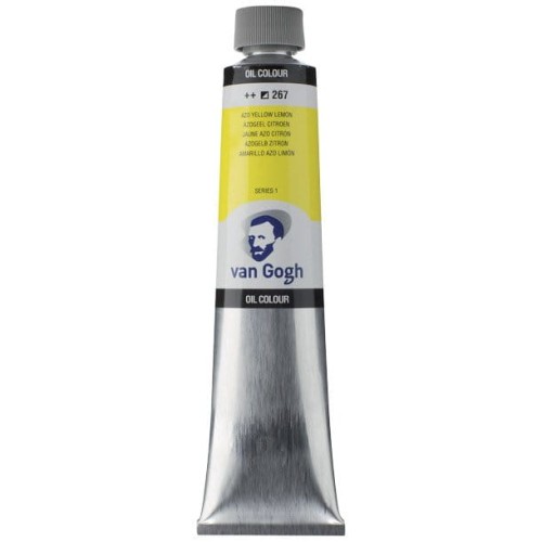 Farba olejna Talens Van Gogh 200 ml - 267 Azo yellow lemon #1