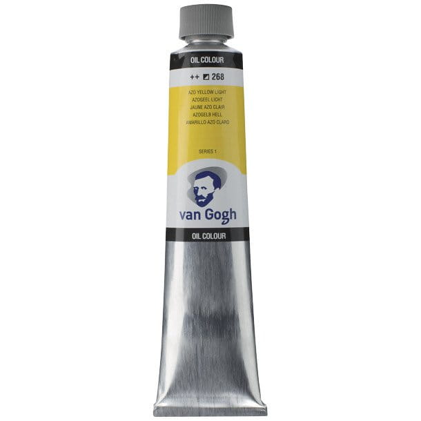 Farba olejna Talens Van Gogh 200 ml - 268 Azo yellow Light #1