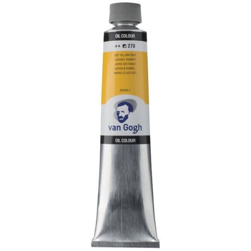 Farba olejna Talens Van Gogh 200 ml - 270 Azo yellow Deep #1