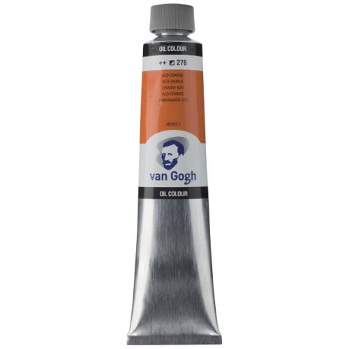 Farba olejna Talens Van Gogh 200 ml - 276 Azo orange - pomarańczowa #1