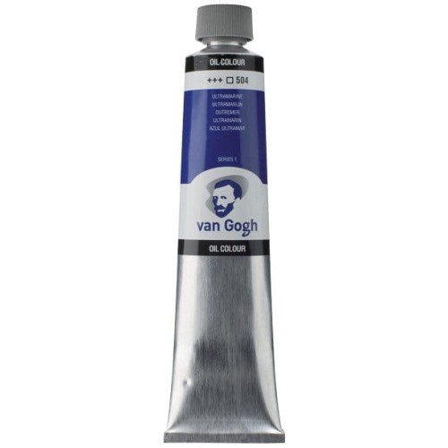 Farba olejna Talens Van Gogh 200 ml - 504 Ultramarine #1