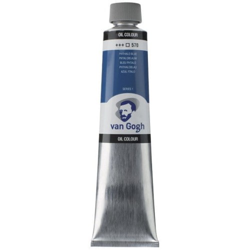 Farba olejna Talens Van Gogh 200 ml - 570 Phthalo blue #1
