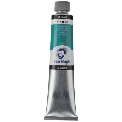 Farba olejna Talens Van Gogh 200 ml - 522 Turquoise blue #1