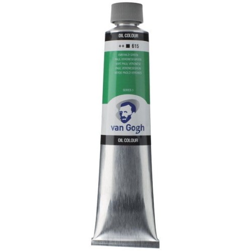 Farba olejna Talens Van Gogh 200 ml - 615 Emerald green #1