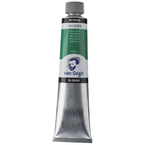 Farba olejna Talens Van Gogh 200 ml - 675 Phthalo green #1