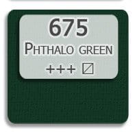 Farba olejna Talens Van Gogh 200 ml - 675 Phthalo green #2