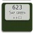 Farba olejna Talens Van Gogh 200 ml - 623 Sap green #2