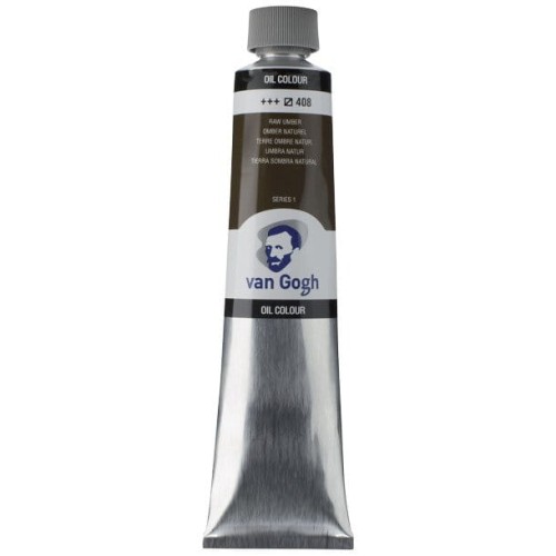 Farba olejna Talens Van Gogh 200 ml - 408 Raw umber #1