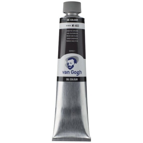 Farba olejna Talens Van Gogh 200 ml - 403 Vandyke Brown  #1