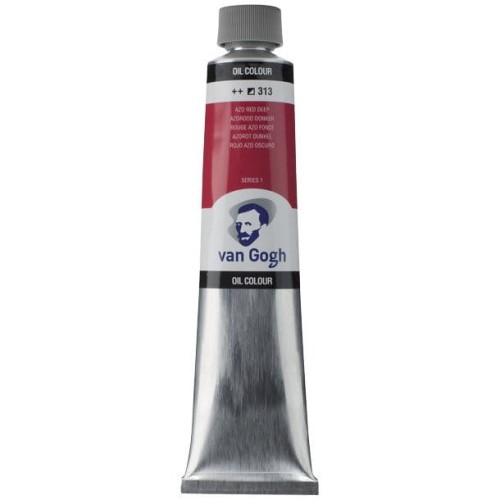 Farba olejna Talens Van Gogh 200 ml - 313 Azo Red Deep  #1