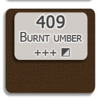 Farba olejna Talens Van Gogh 200 ml - 409 Burnt Umber  #2