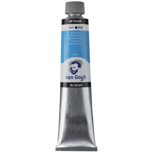 Farba olejna Talens Van Gogh 200 ml - 530 Sevres blue - niebieska #1