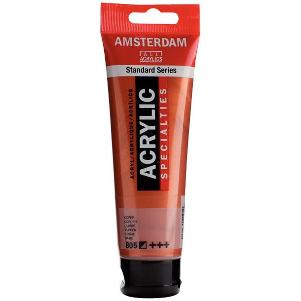 Farba akrylowa Talens Amsterdam 120ml - 805 Copper #1
